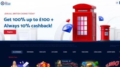 Screenshot of All British Casino