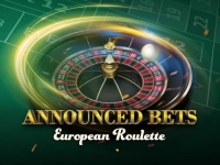 European Roulette- Announced Bets